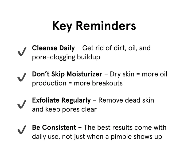 Key Reminders