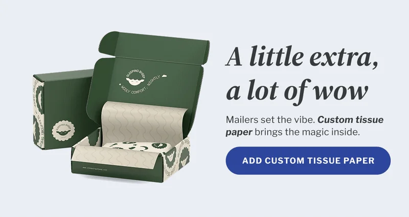 A little extra, a lot of wow | Add custom tissue paper