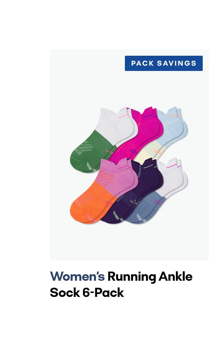 PACK SAVINGS | Women's Running Ankle Sock 6-Pack