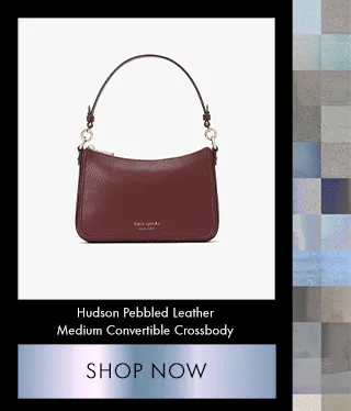 Hudson Pebbled Leather Medium Convertible Crossbody