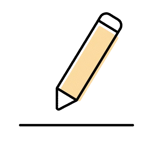 Pencil icon with checkmark