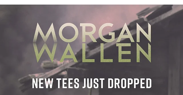Morgan Wallen New Tees Just Dropped Shop Band Merch