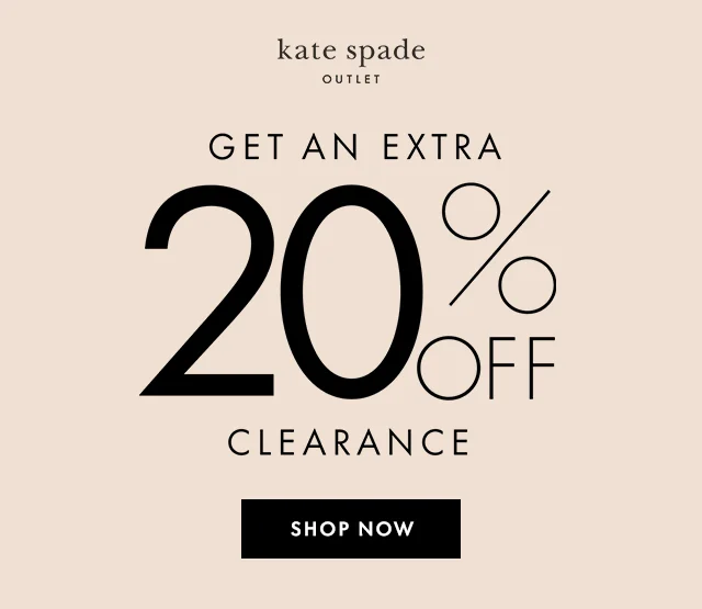 GET AN EXTRA 20% OFF CLEARANCE