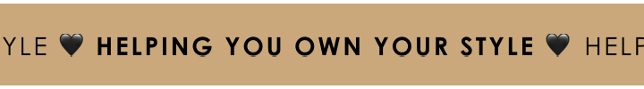 Helping you own your style