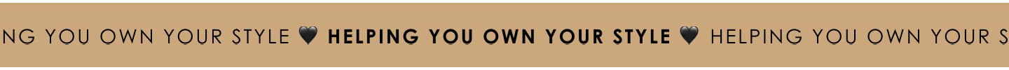Helping you own your style