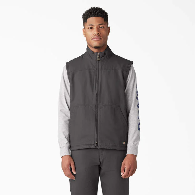 Duck Canvas High Pile Fleece Lined Vest