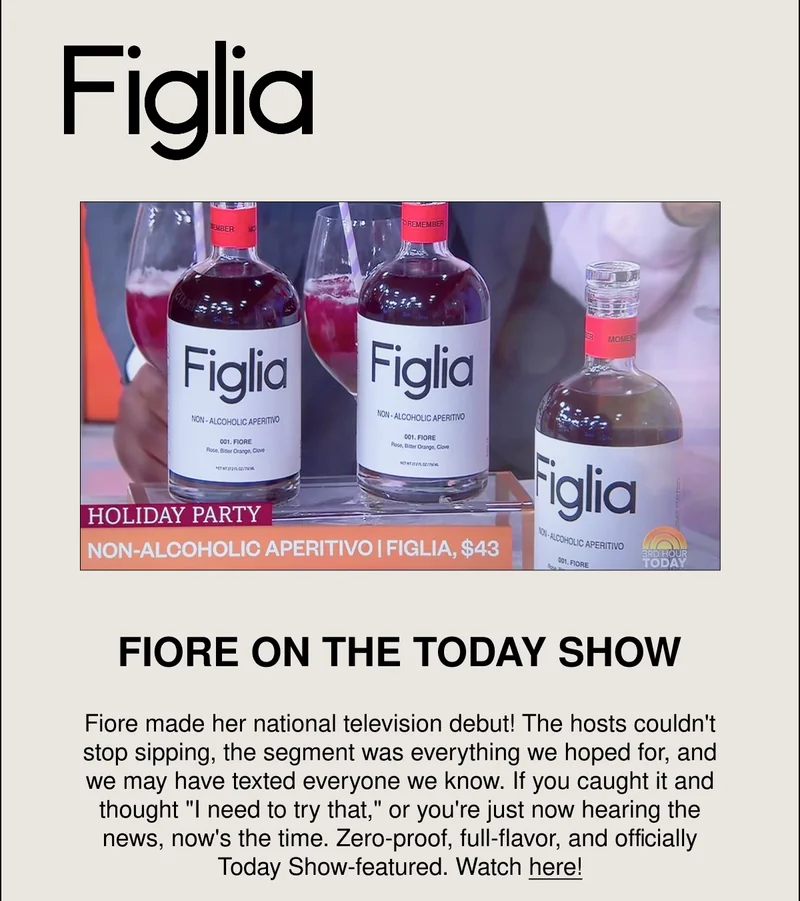WATCH FIGLIA ON THE TODAY SHOW!