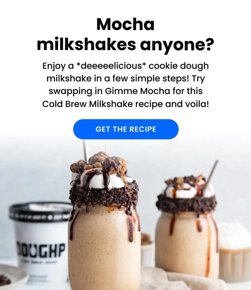 Mocha milkshakes