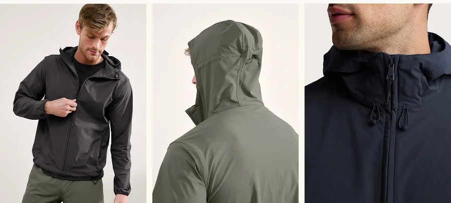 AirLite Men's Hooded Full Zip Jacket