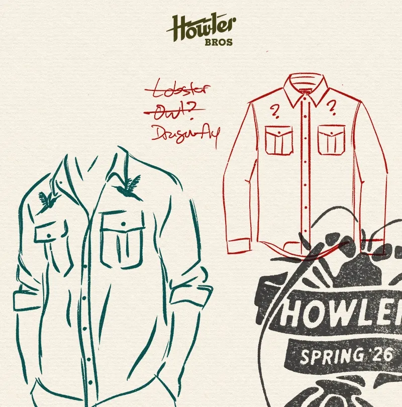 Gaucho Snapshirt sketches and Lifestyle Images