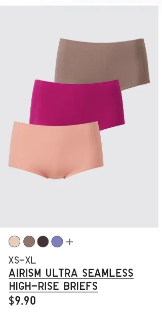 PDP 5 - WOMEN AIRISM ULTRA SEMALESS HIGH RISE BRIEFS