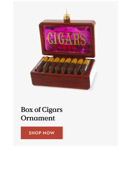 Box of Cigars Ornament