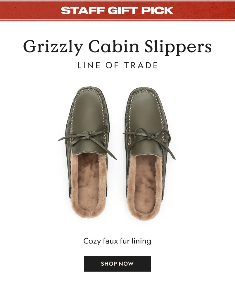 The Grizzly Cabin Slipper