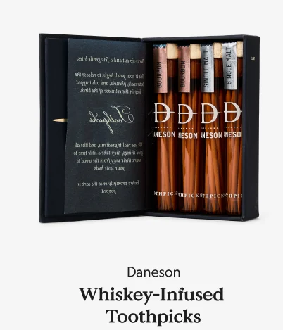 Whiskey-Infused Toothpicks