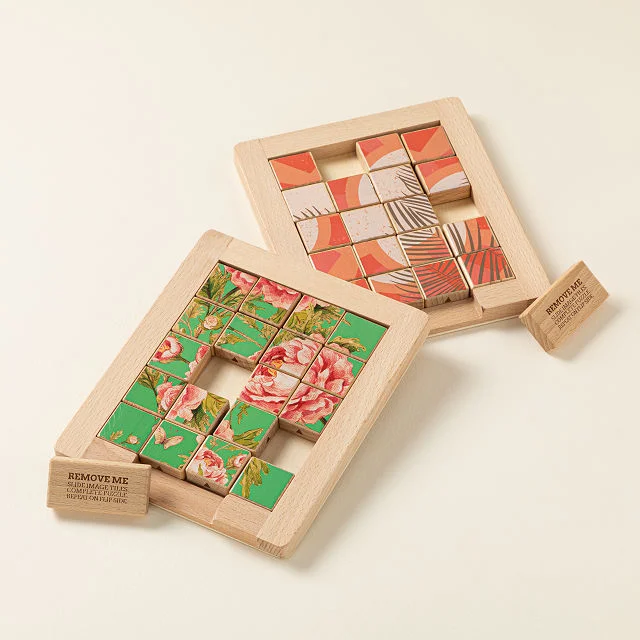 Wooden Sliding Picture Puzzle