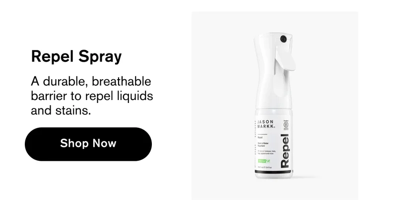 REPEL SPRAY | A DURABLE, BREATHABLE BARRIER TO REPEL LIQUIDS AND STAINS | SHOP NOW
