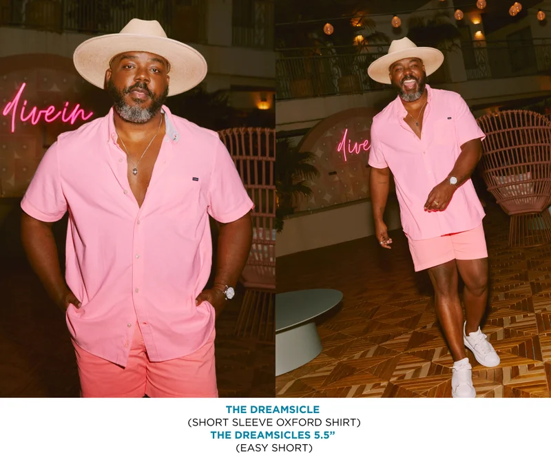 Short Sleeve Oxford Shirt: The Dreamsicle