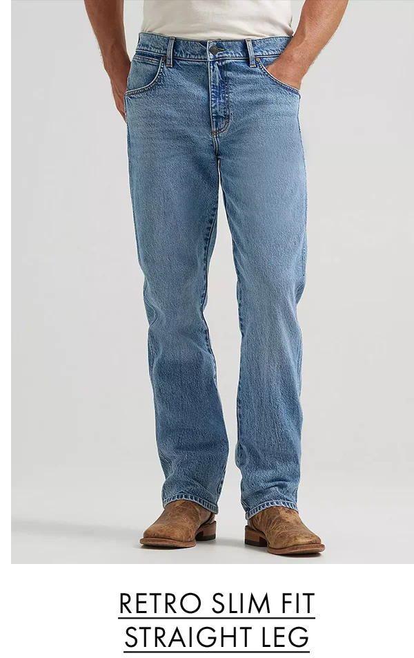 Retro Slim Fit Straight Leg