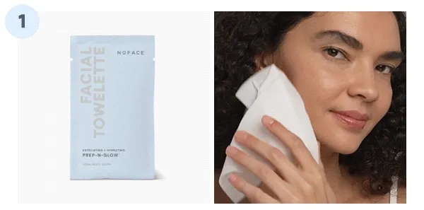 Wipe the slate clean! Use Prep-N-Glow Wipes to cleanse, refresh, and create the perfect base for your microcurrent treatment.