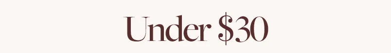 Shop Under $30