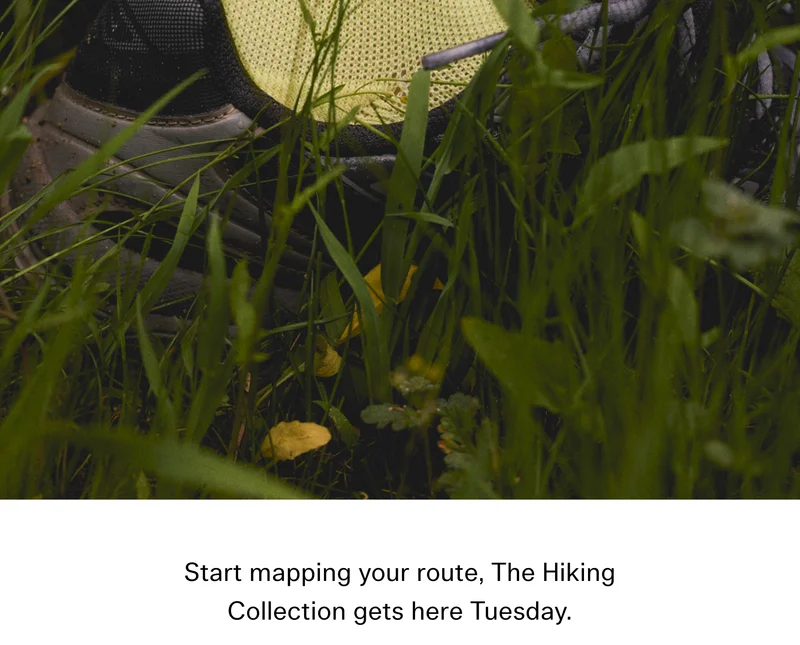 Start mapping your route, The Hiking Collection gets here Tuesday