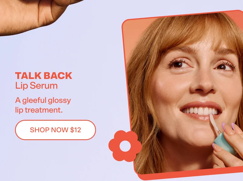 TALK BACK Watermelon Lip Serum [SHOP NOW]  A gleeful glossy lip treatment.