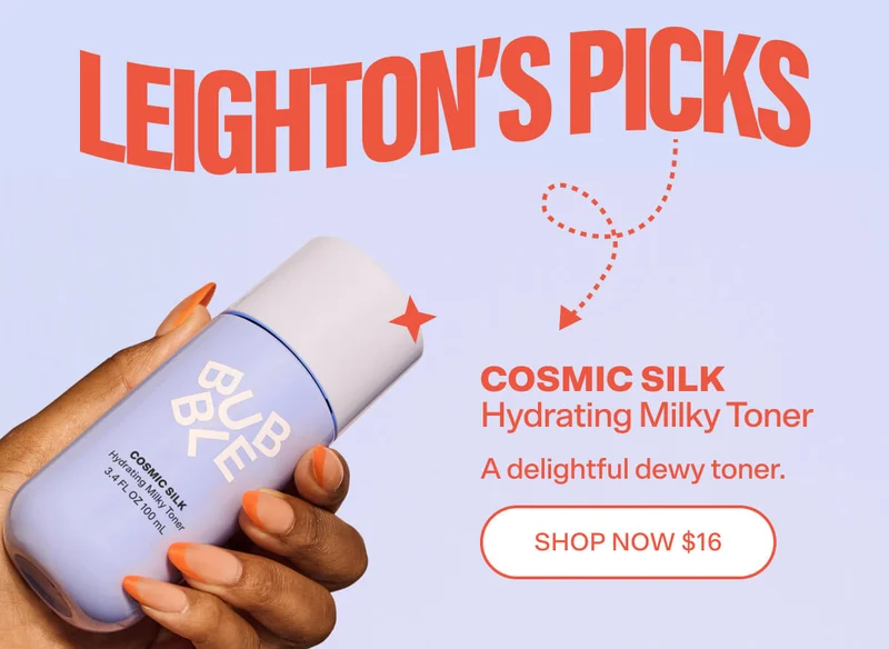 COSMIC SILK Hydrating Milky Toner [SHOP NOW]  A delightful dewy toner.