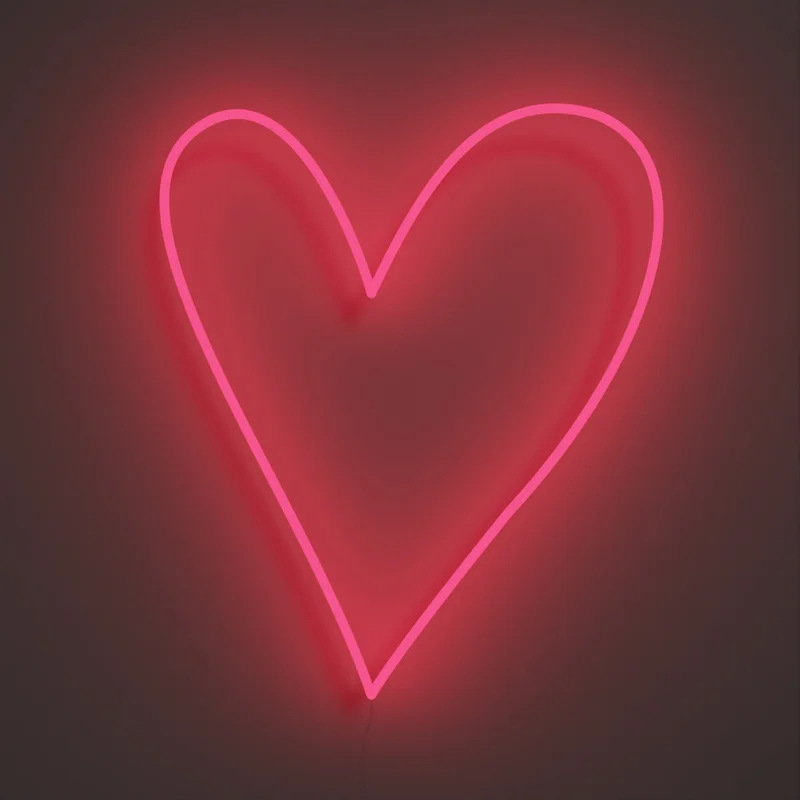 Image of Big Big Heart - LED neon sign BF2024