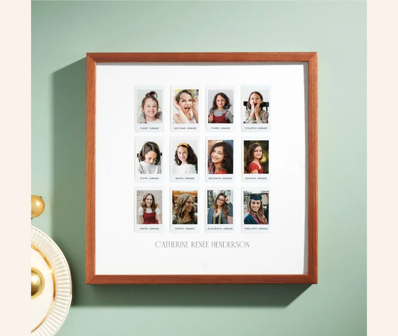 Twelve Photo: Squared Framed Photo