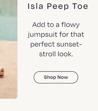 Isla Peep Toe - Shop Now