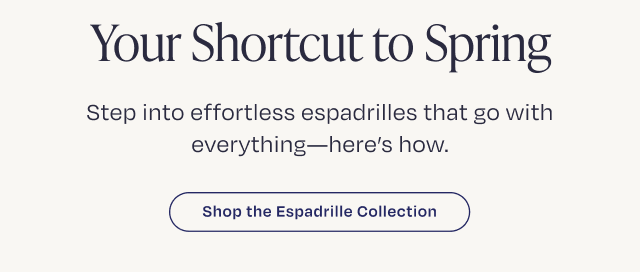 Shop the Espadrille Collection