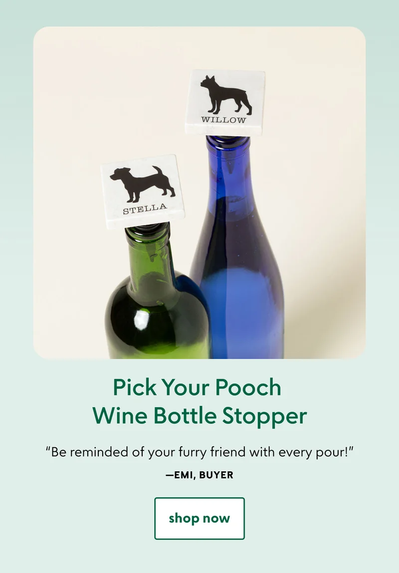 Pick Your Pooch Wine Bottle Stopper