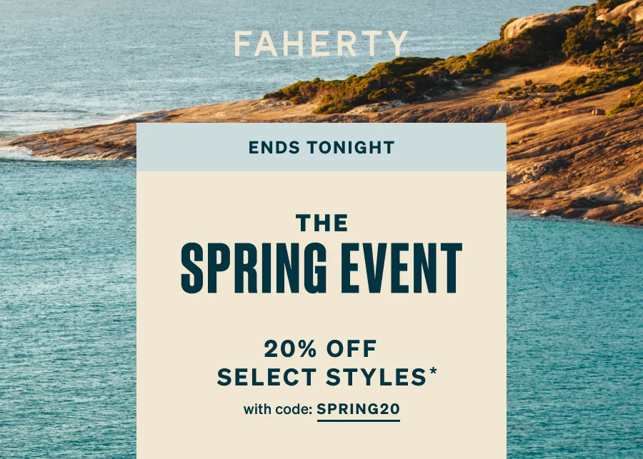 The Spring Event | 20% Off Select Styles