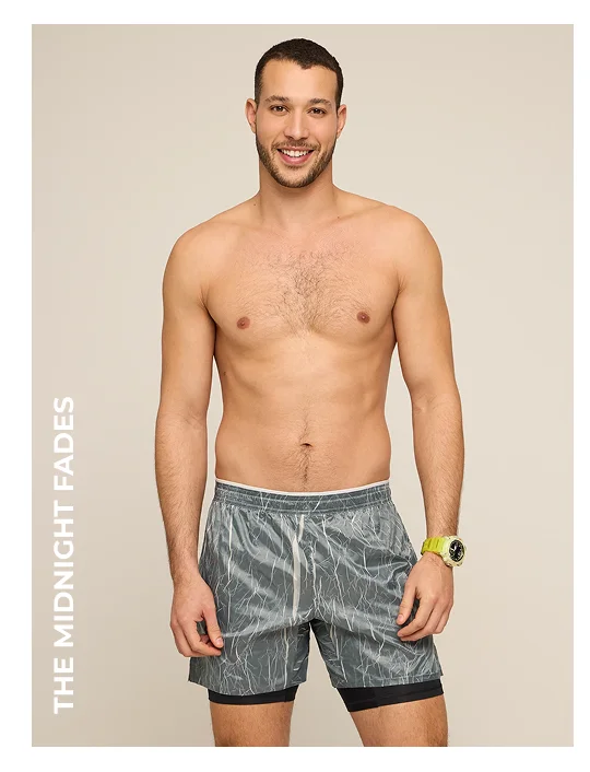 Crinkle Ultimate Training Short: The Midnight Fades 5.5"
