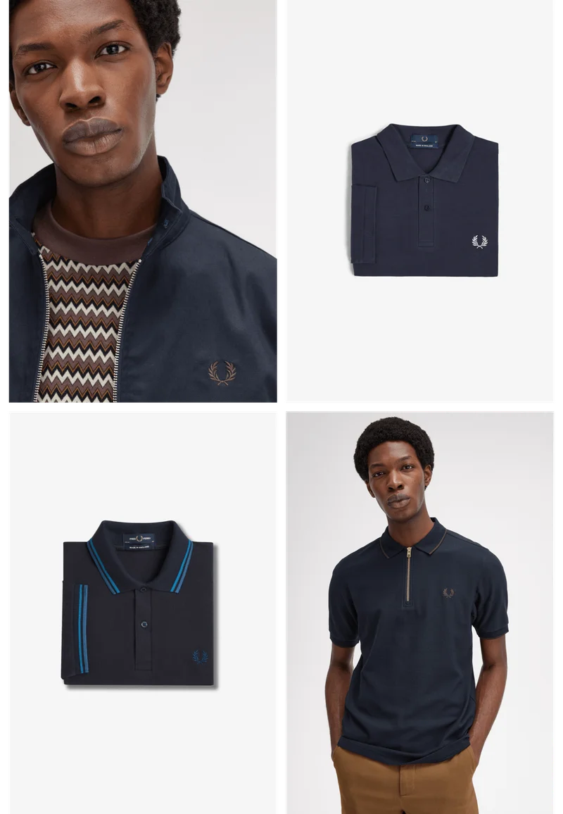 Shop Fred Perry Night Blues Edit