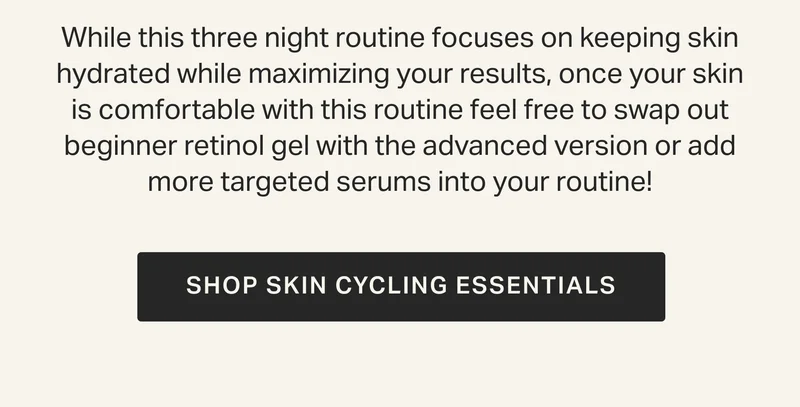 SHOP SKIN CYCLING ESSENTIALS