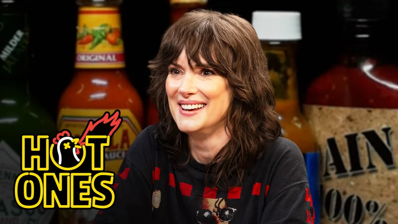 Winona Ryder on Hot Ones.