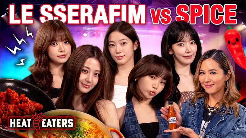 Le Sserafim (르세라핌) on Heat Eaters.
