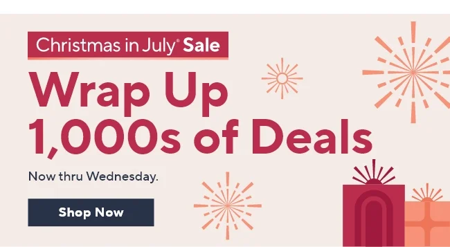 Christmas in July Sale Ending Soon