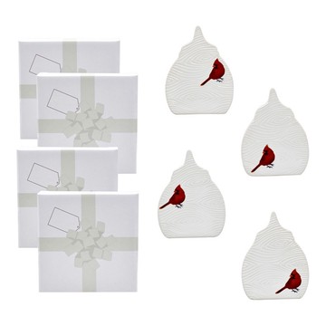 Temp-tations Special Edition Seasonal 4-pc Coasters with Gift Boxes