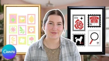 Create Artsy Stamp Collages in Canva