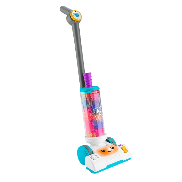 Fisher-Price Laugh & Learn 2-In-1 Vacuum Toddler Electronic Learning Toy With Lights & Music