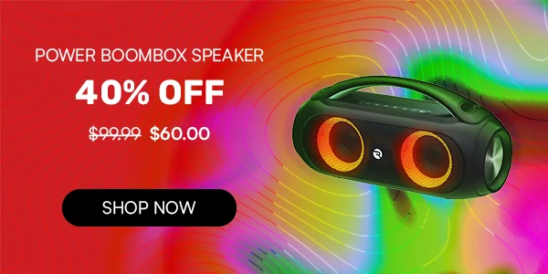 Power Boombox Speaker 40% Off