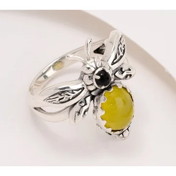 American West Gemstone Critter Ring, Sterling Silver