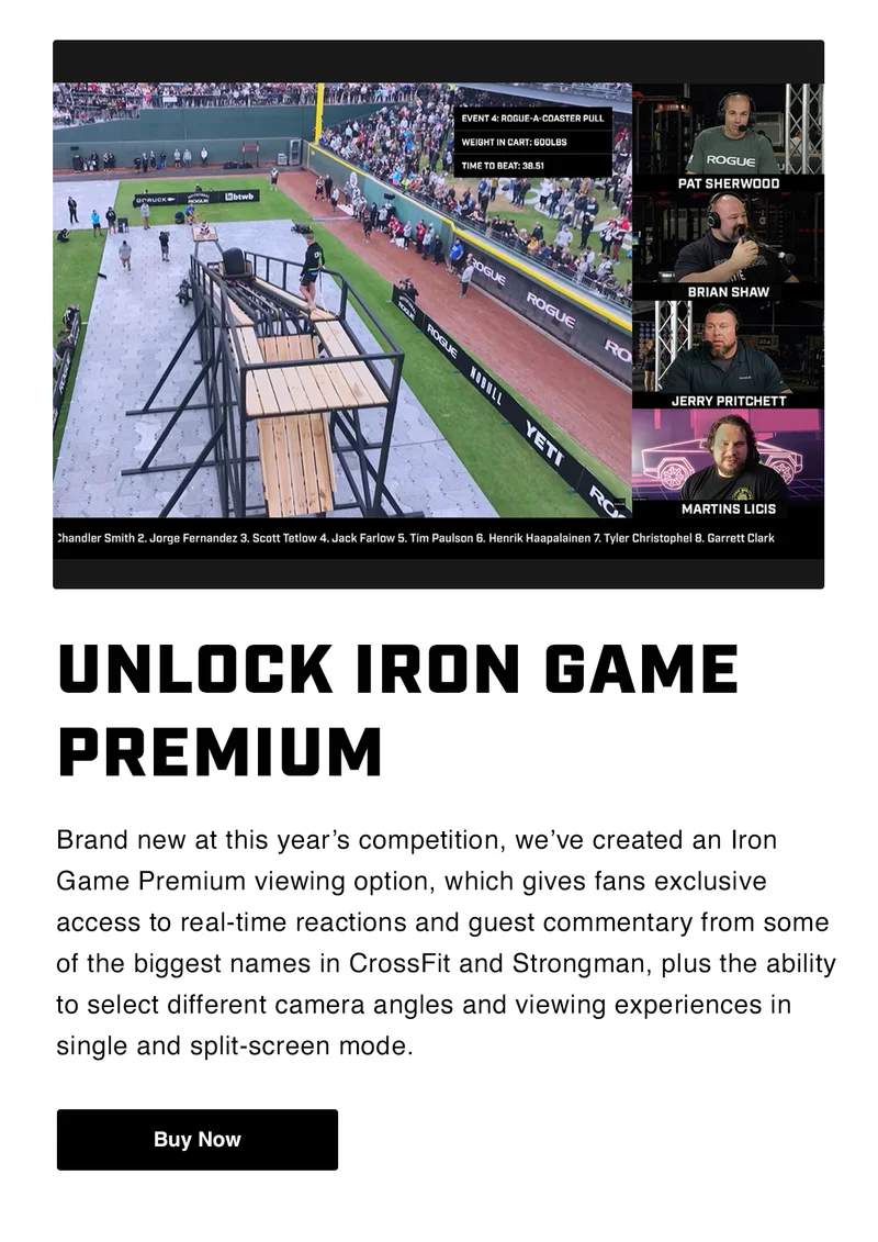 Unlock Iron Game Premium - Buy Now