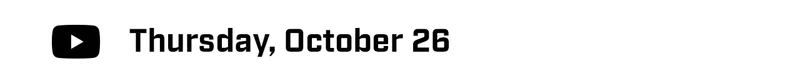 Thursday, October 26