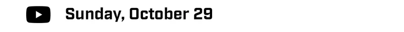Sunday, October 29