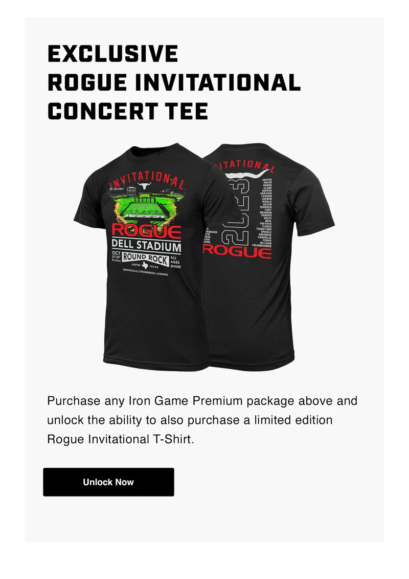 Exclusive Rogue Invitational Concert Tee
