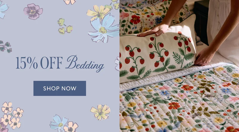 15% Off Bedding Shop now