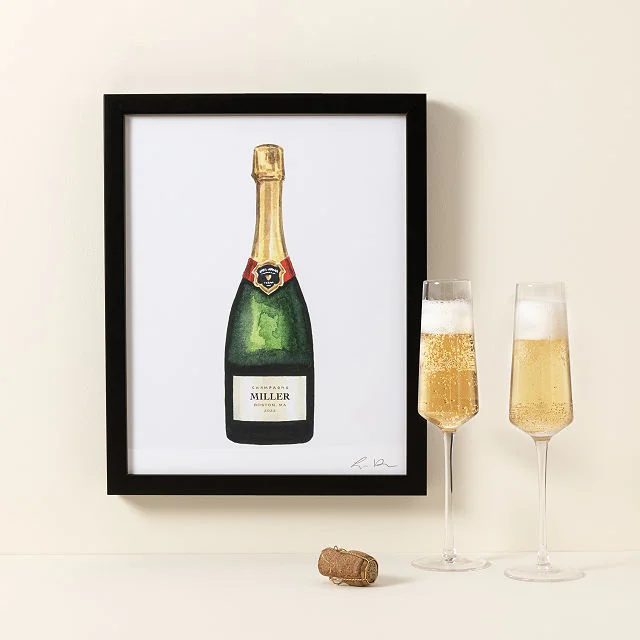 Pop the Champagne Personalized Print